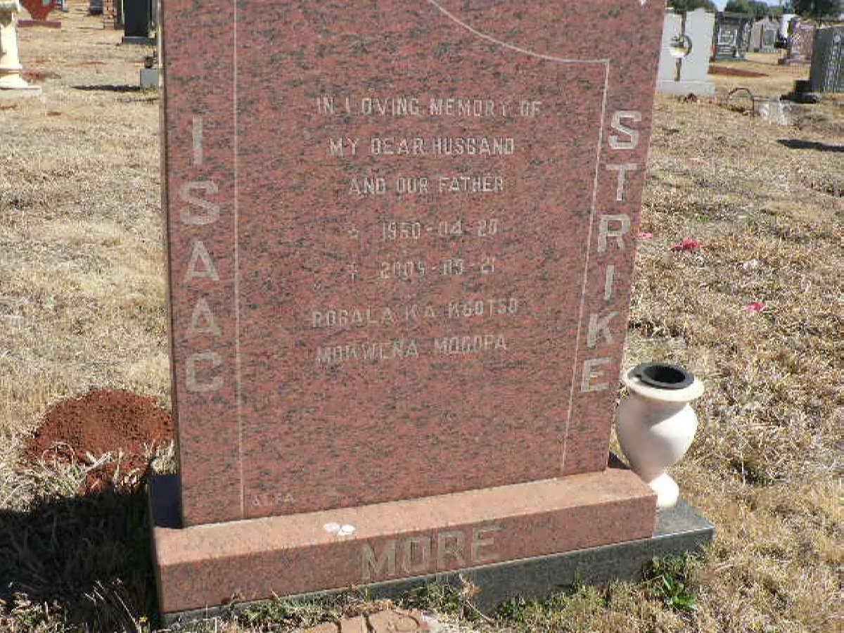 MORE Isaac Strike 1950-2005