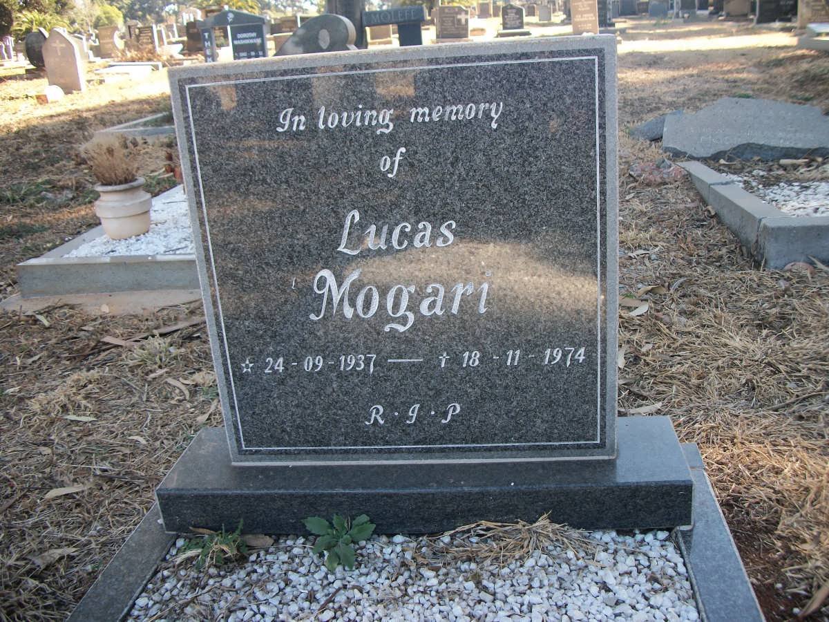 MOGARI Lucas 1937-1974