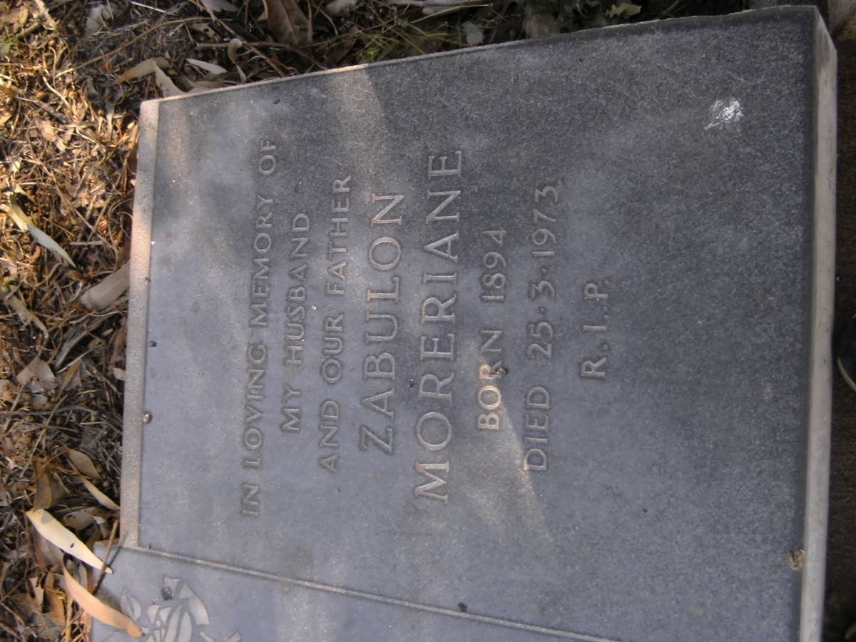 MORERIANE Zabulon 1894-1973