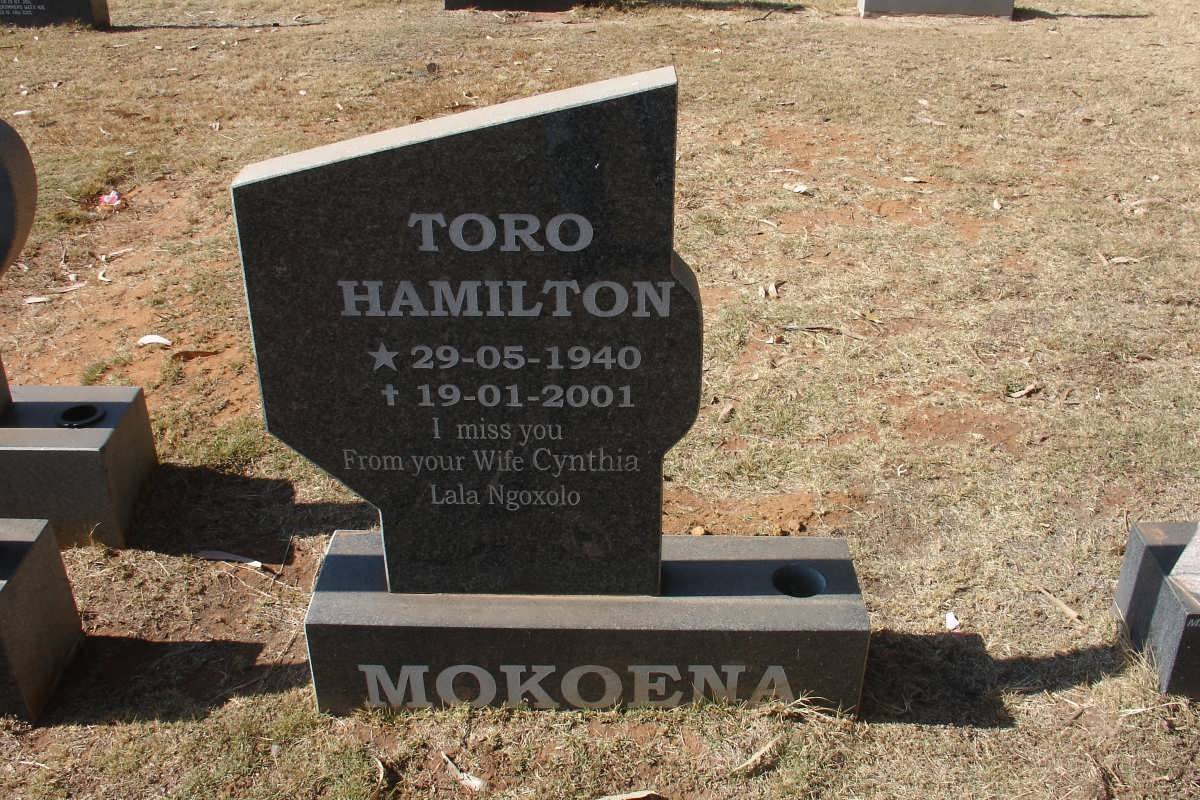 MOKOENA Toro Hamilton 1940-2001