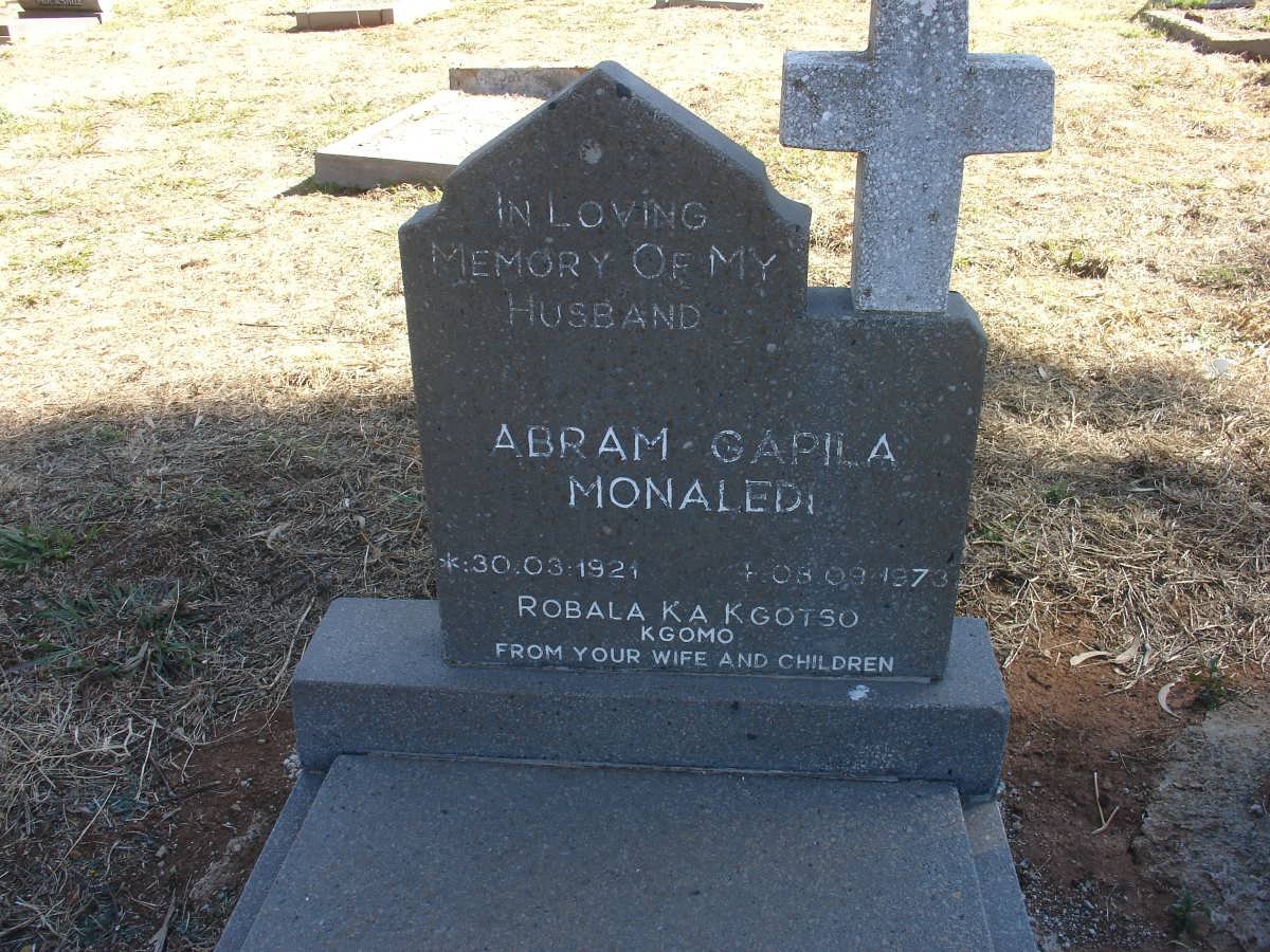MONALEDI Abraham Gapila 1921-1973
