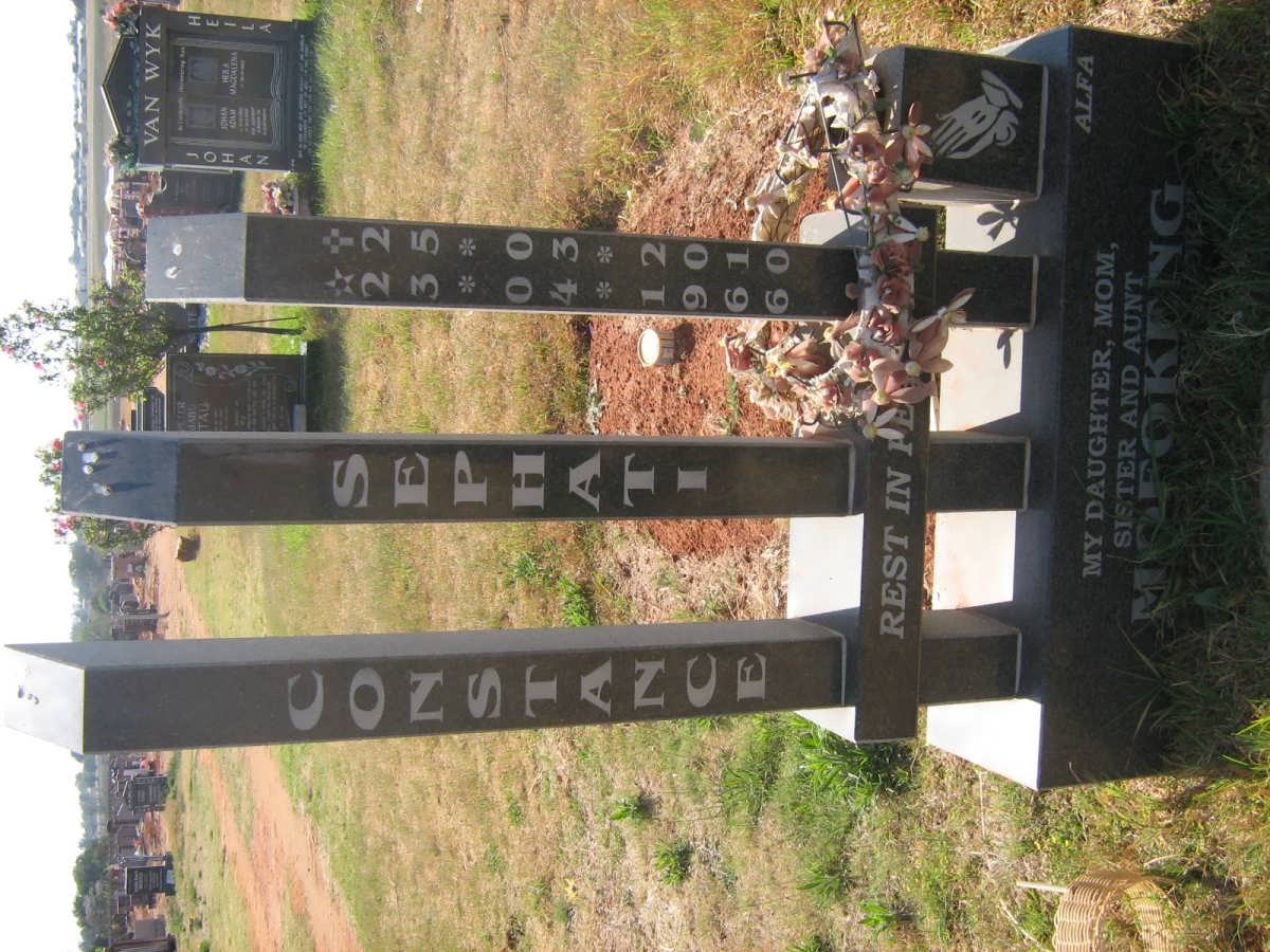 MOFOKENG Constance Sephati 1966-2010