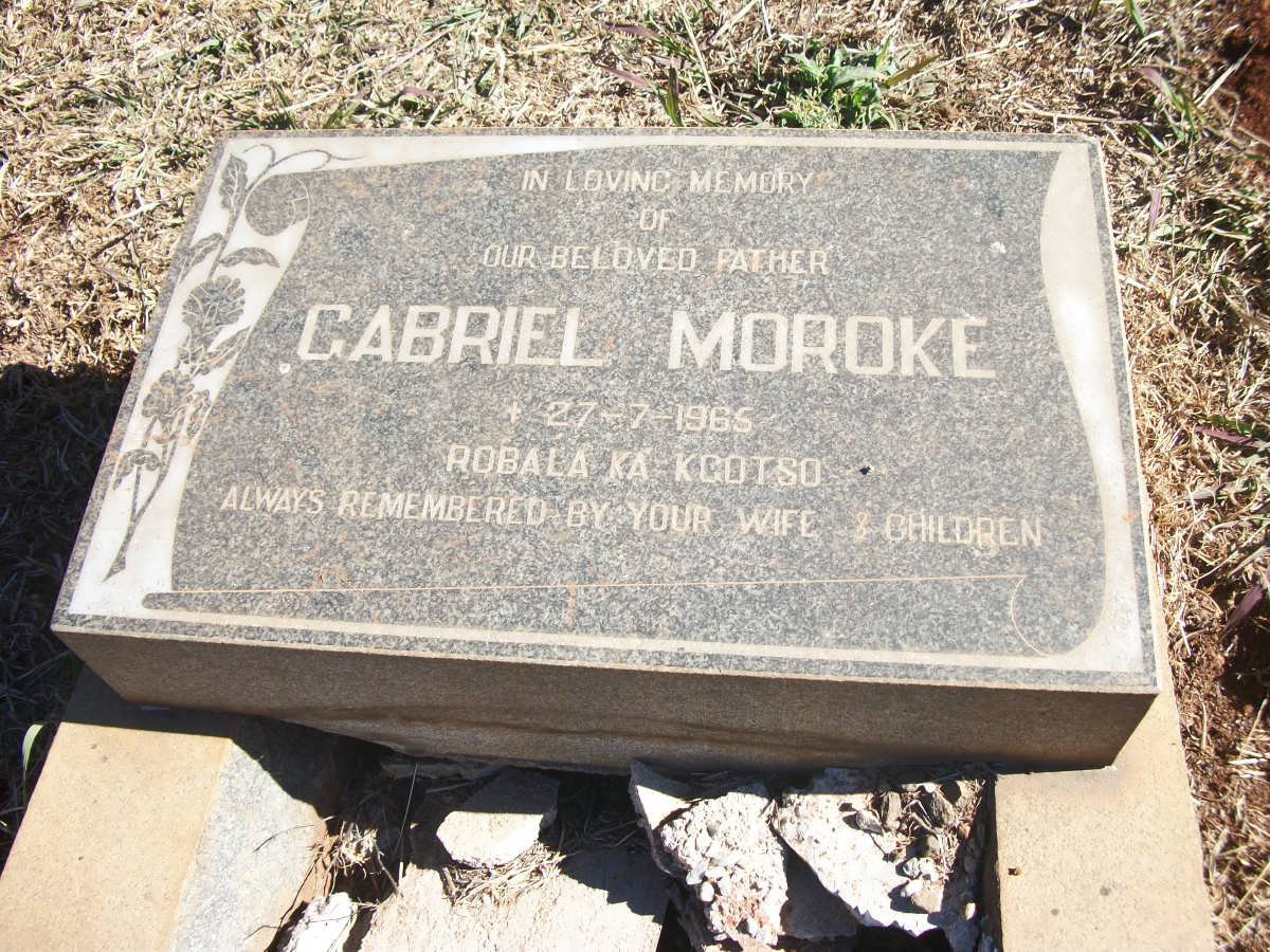 MOROKE Gabriel -1965