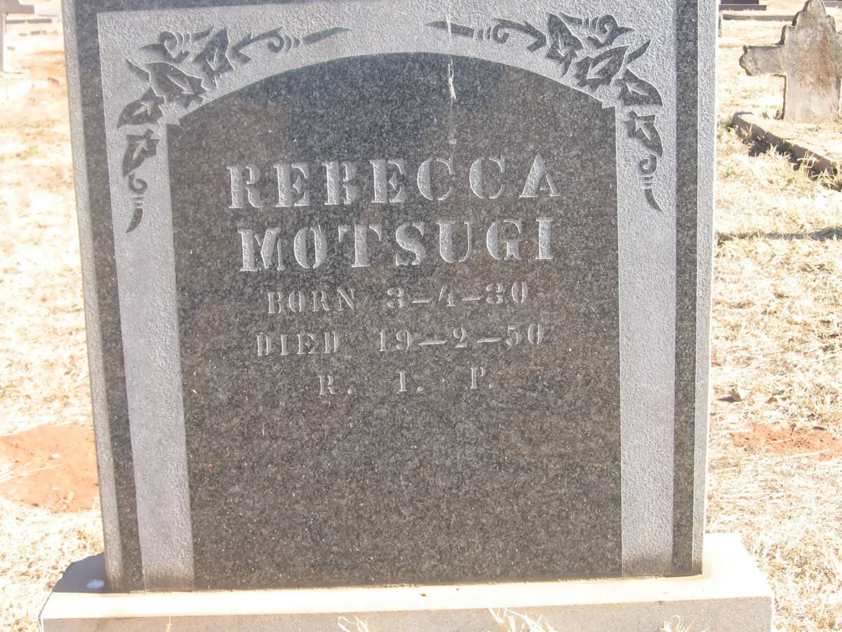 MOTSUGI Rebecca 1930-1950