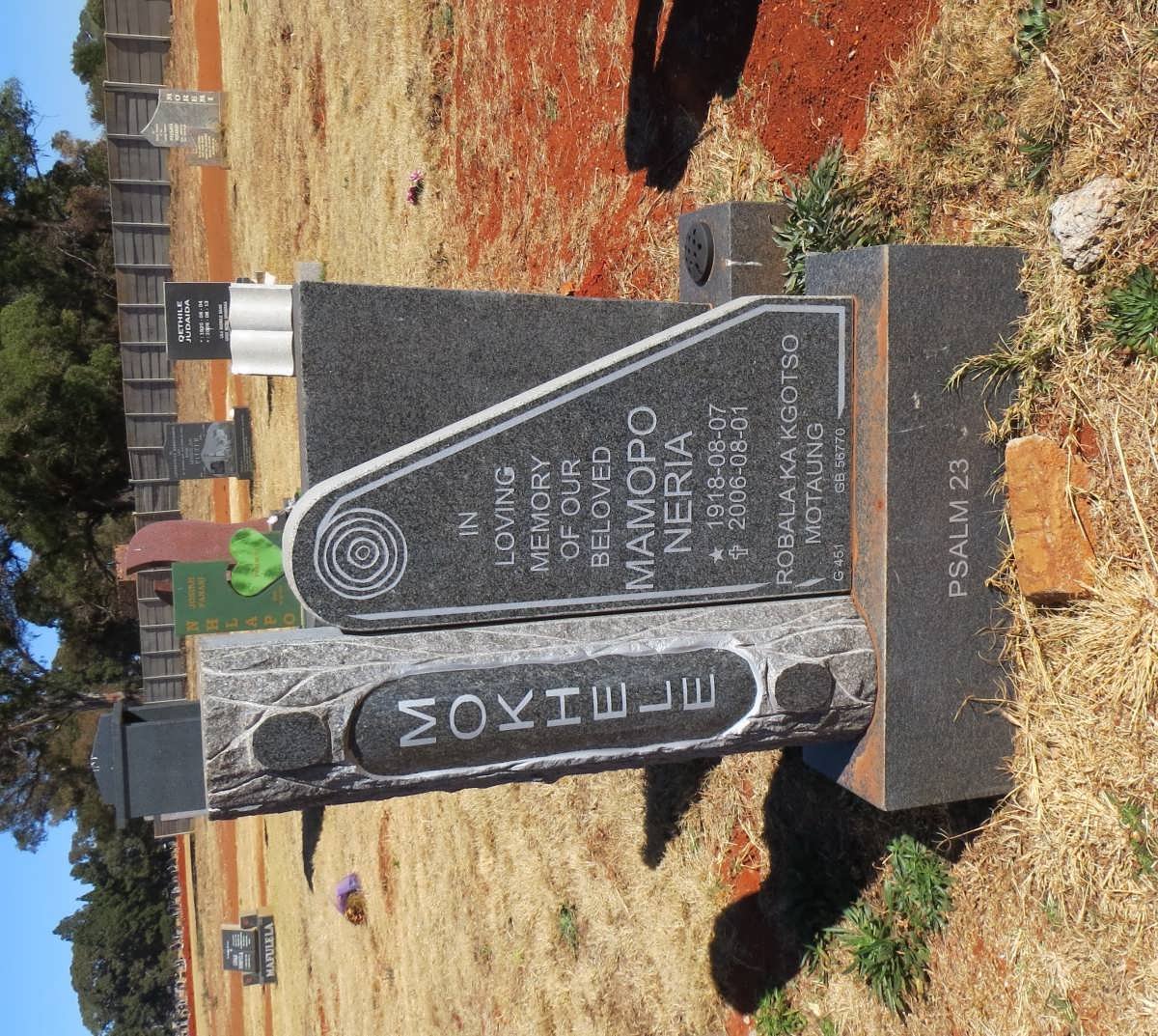 MOKHELE Mamopo Neria 1918-2006