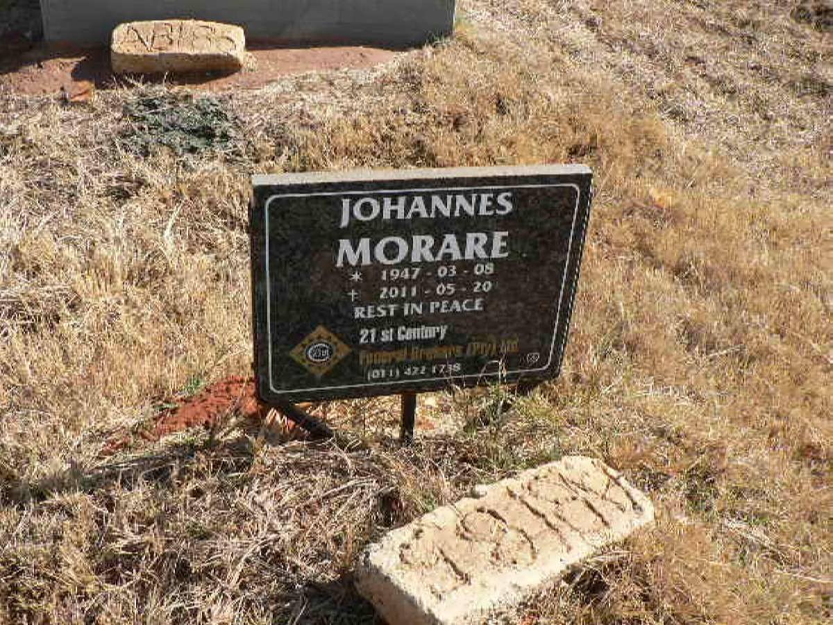 MORARE Johannes 1947-2011