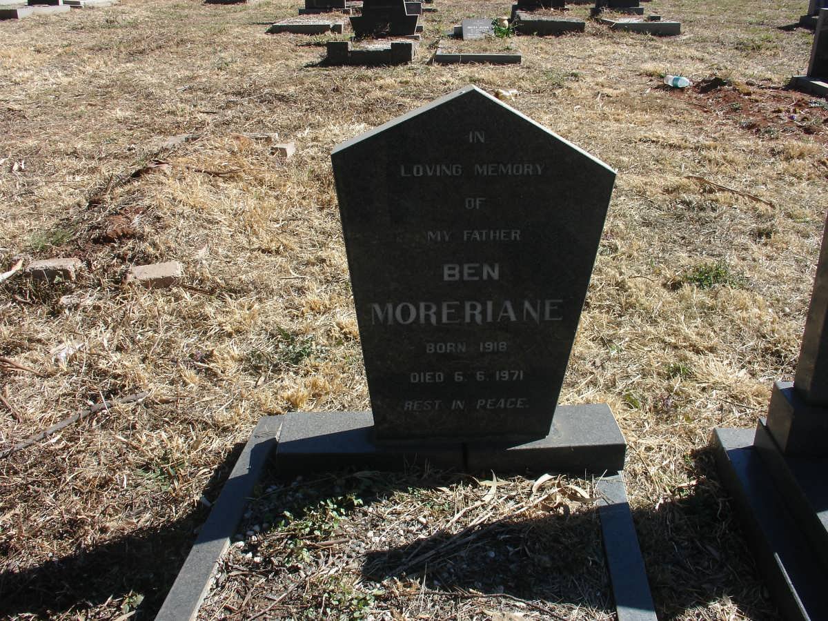 MORERIANE Ben 1918-1971