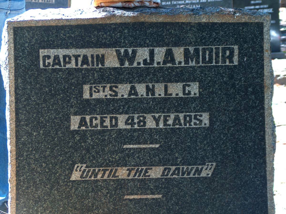 MOIR W.J.A.