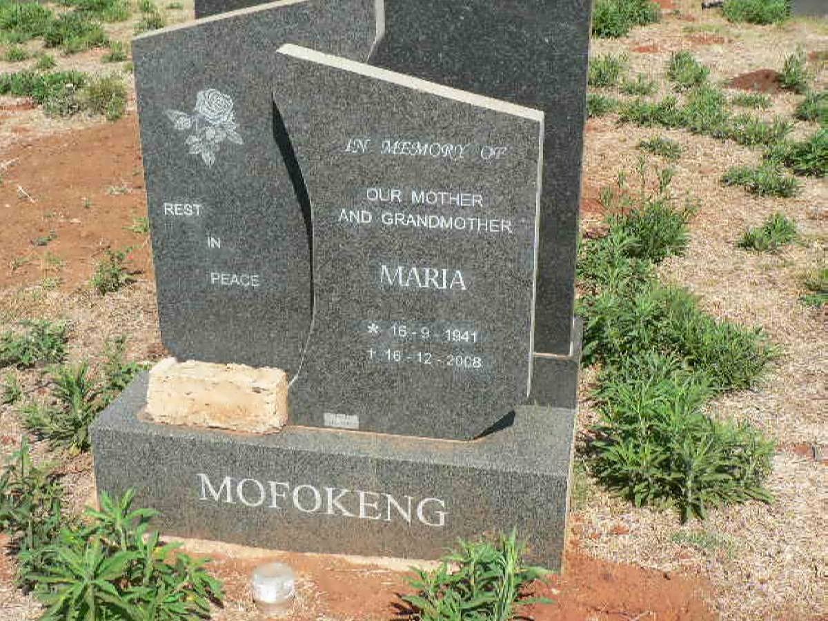 MOFOKENG Maria 1941-2008