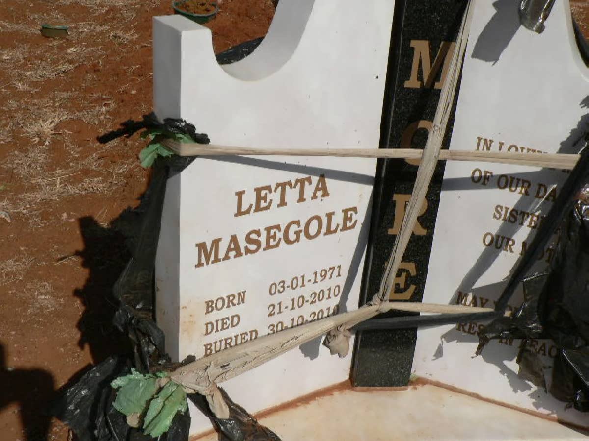 MORE Letta Masegole 1971-2010