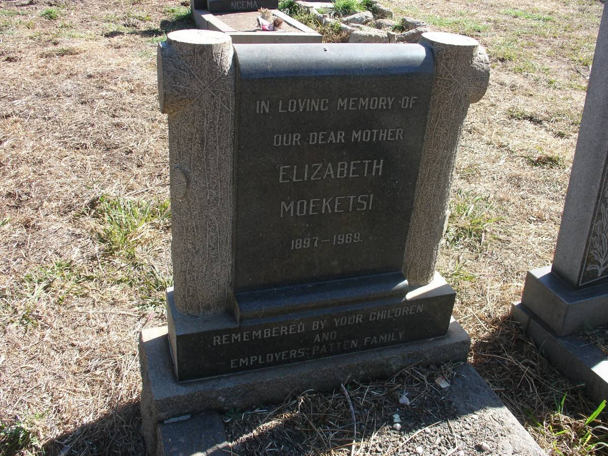 MOEKETSI Elizabeth 1897-1969