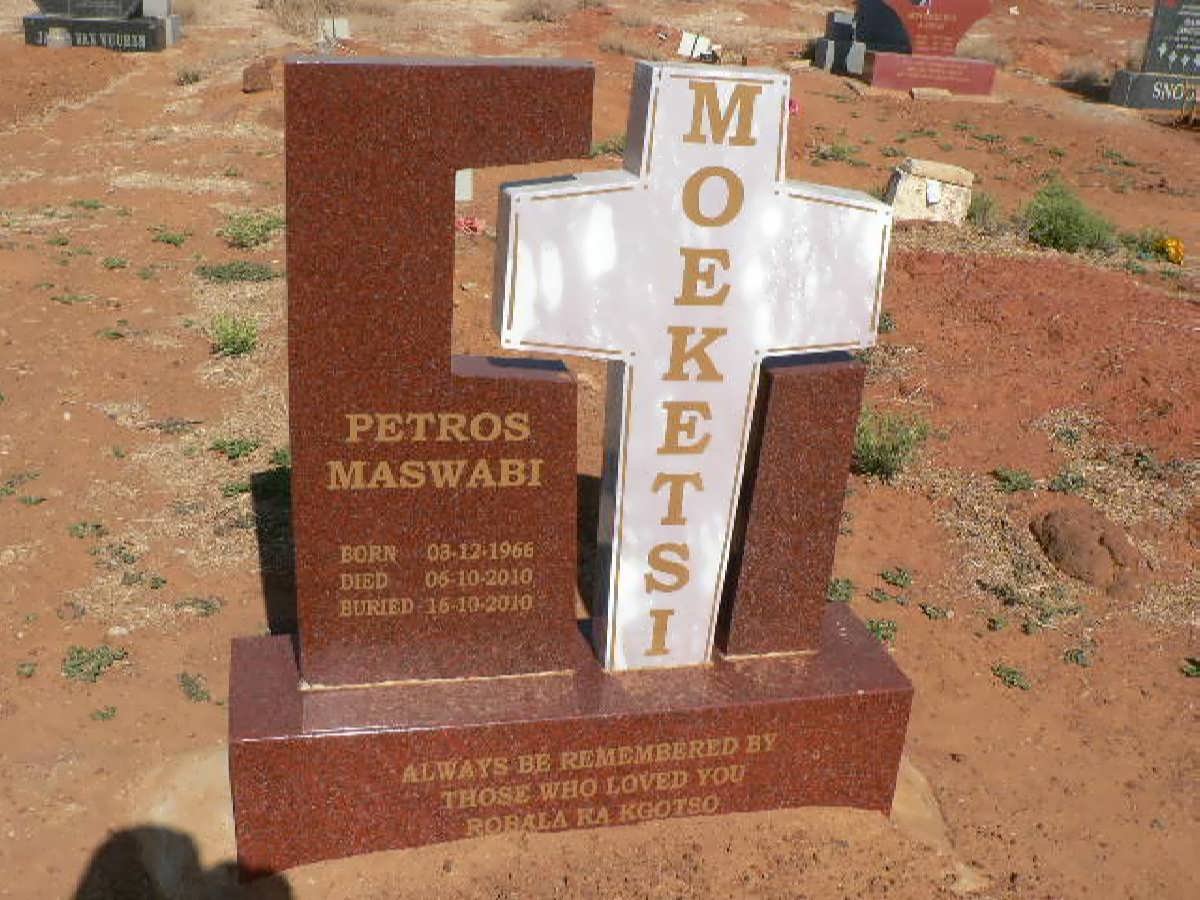 MOEKETSI Petros Maswabi 1966-2010