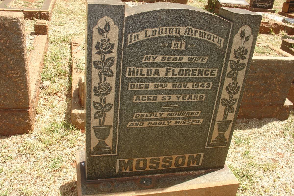 MOSSOM Hilda Florence -1943