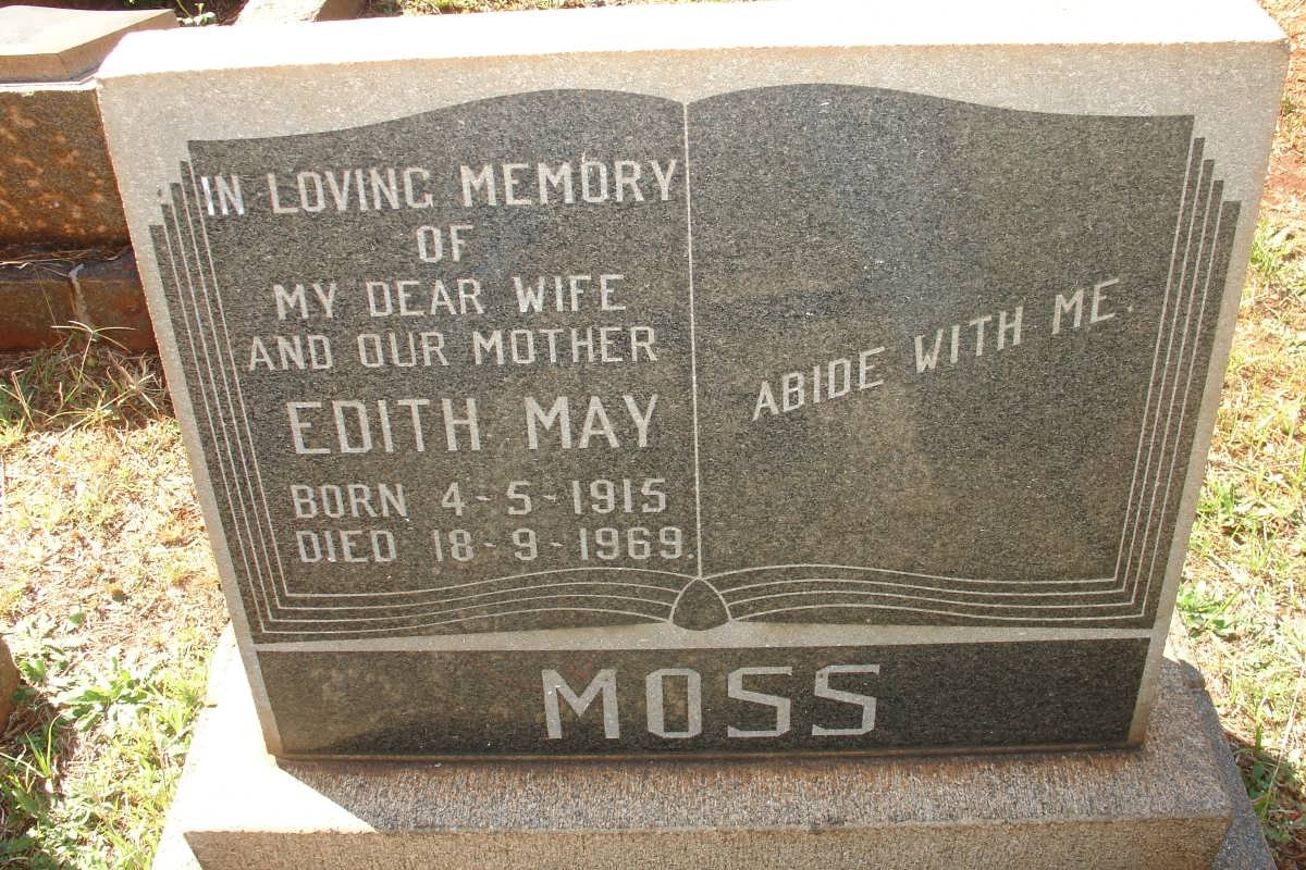 MOSS Edith May 1915-1969