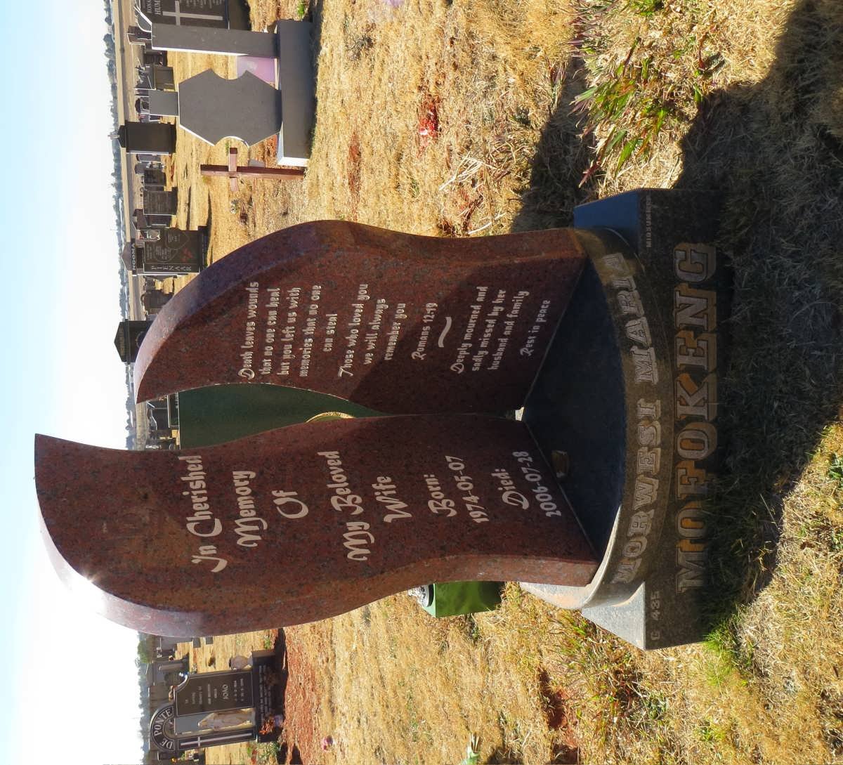 MOFOKENG Morwesi Maria 1974-2006