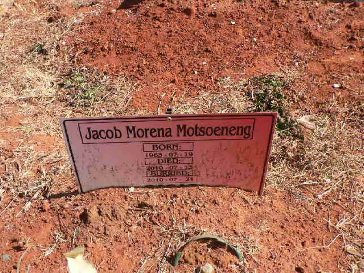 MOTSOENENG Jacob Morena 1965-2010
