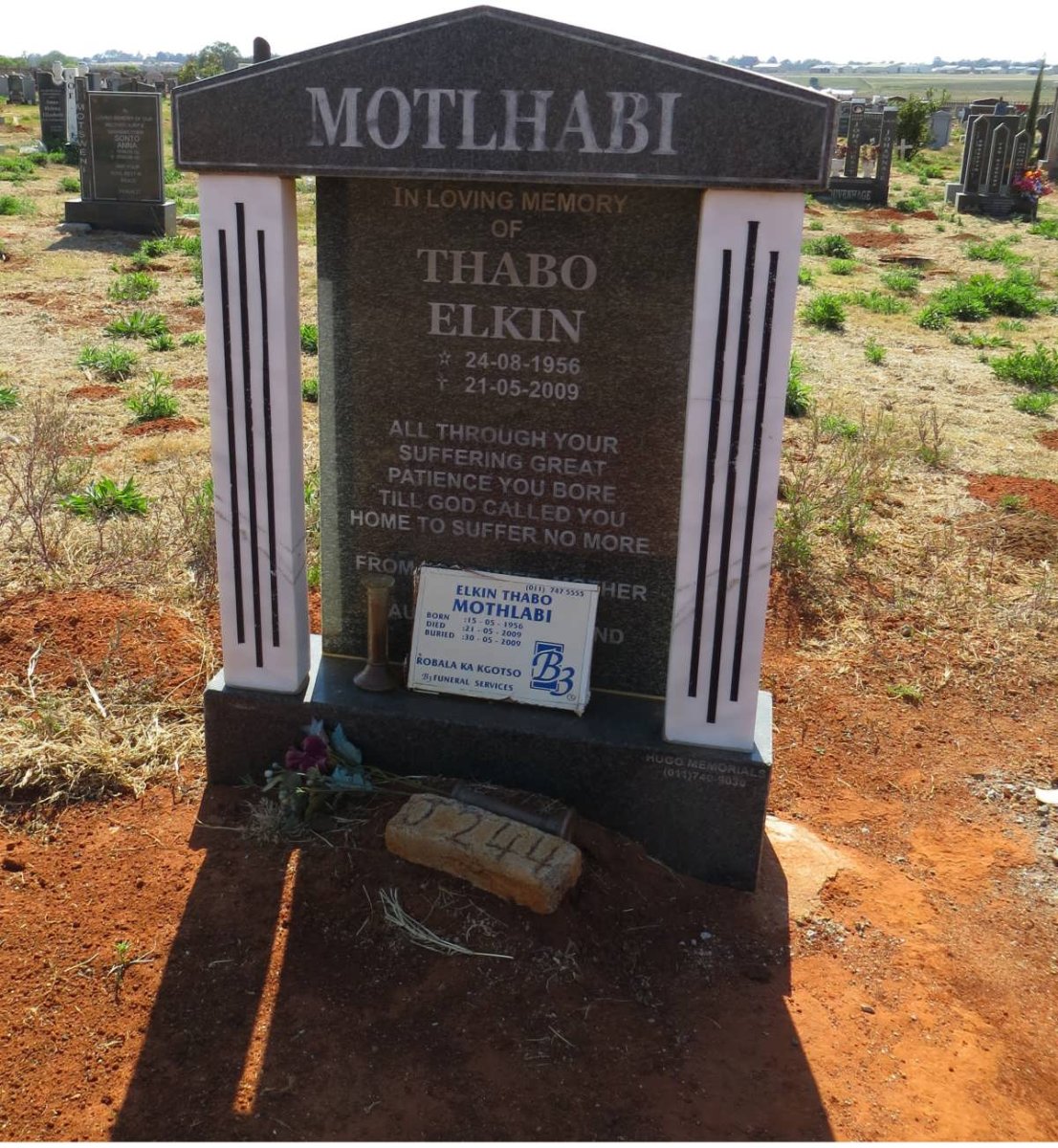 MOTLHABI Thabo Elkin 1956-2009