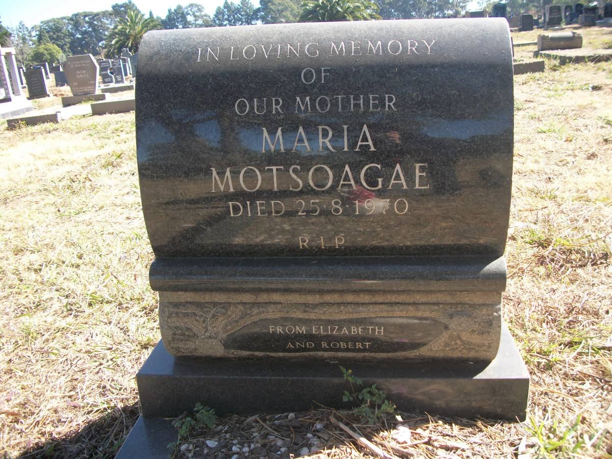 MOTSOAGAE Maria -1970