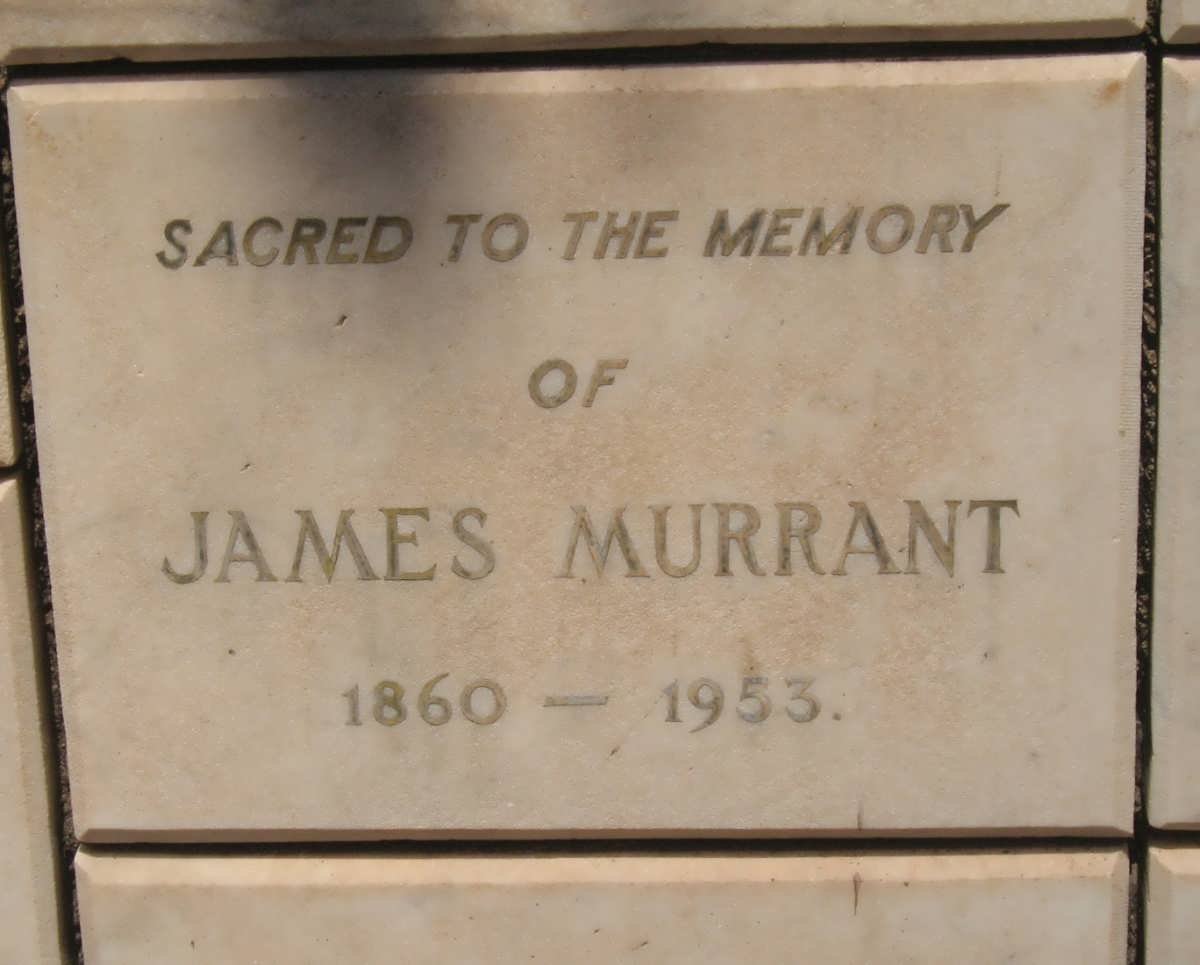 MURRANT James 1860-1953