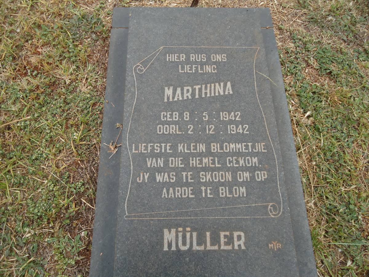 MÜLLER Marthina 1942-1942