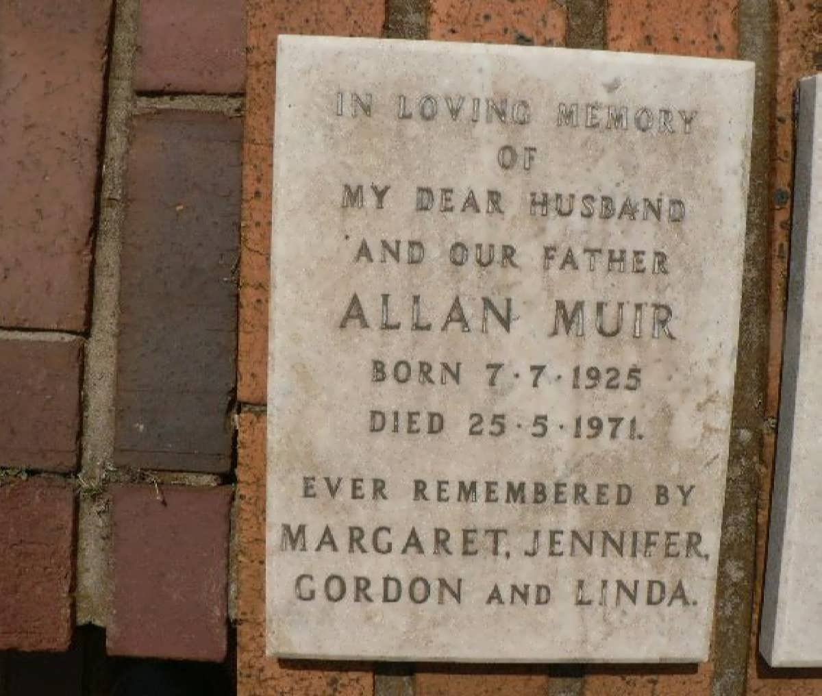 MUIR Allen 1925-1971