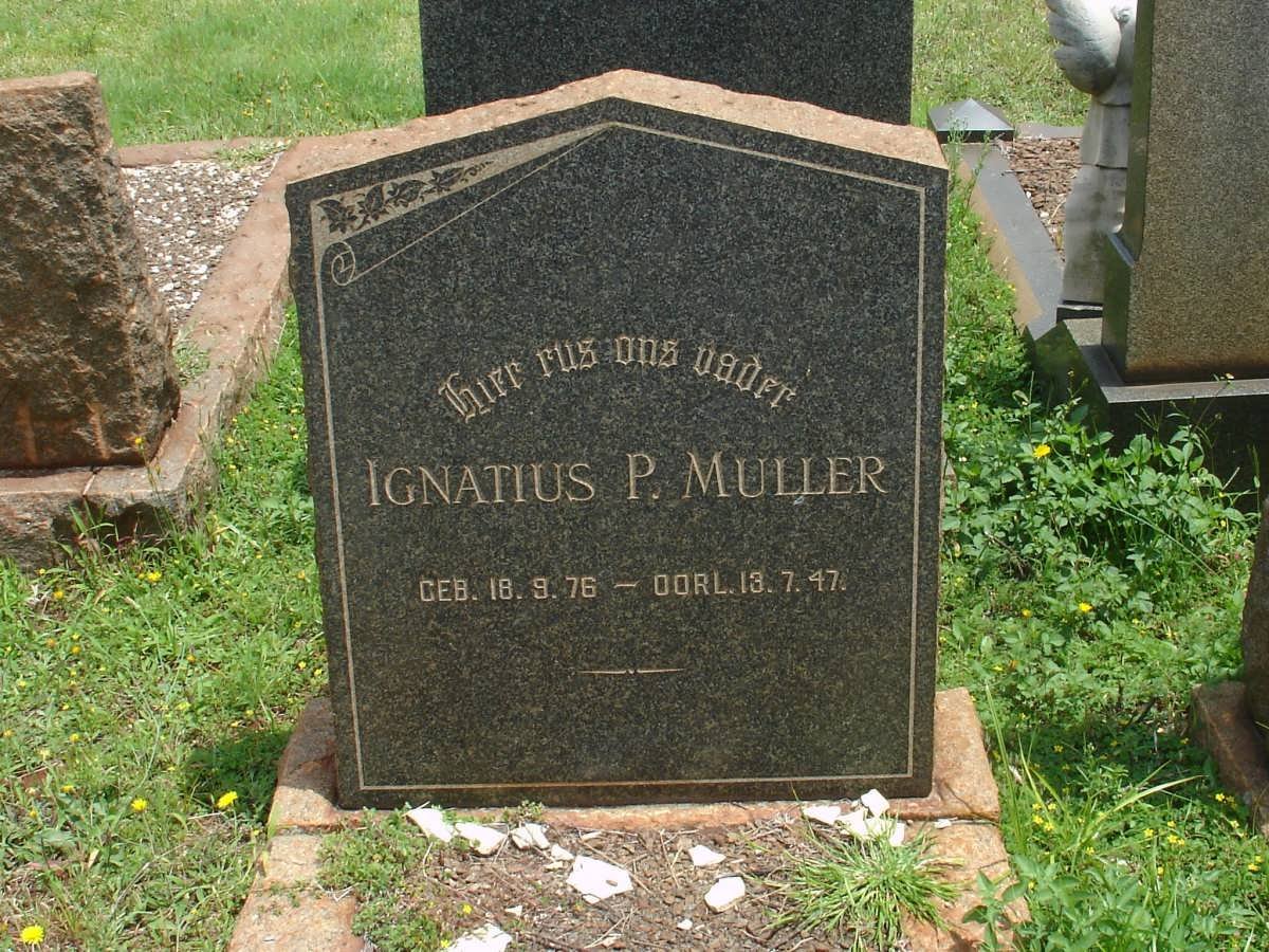 MULLER Ignatius P. 1876-1947