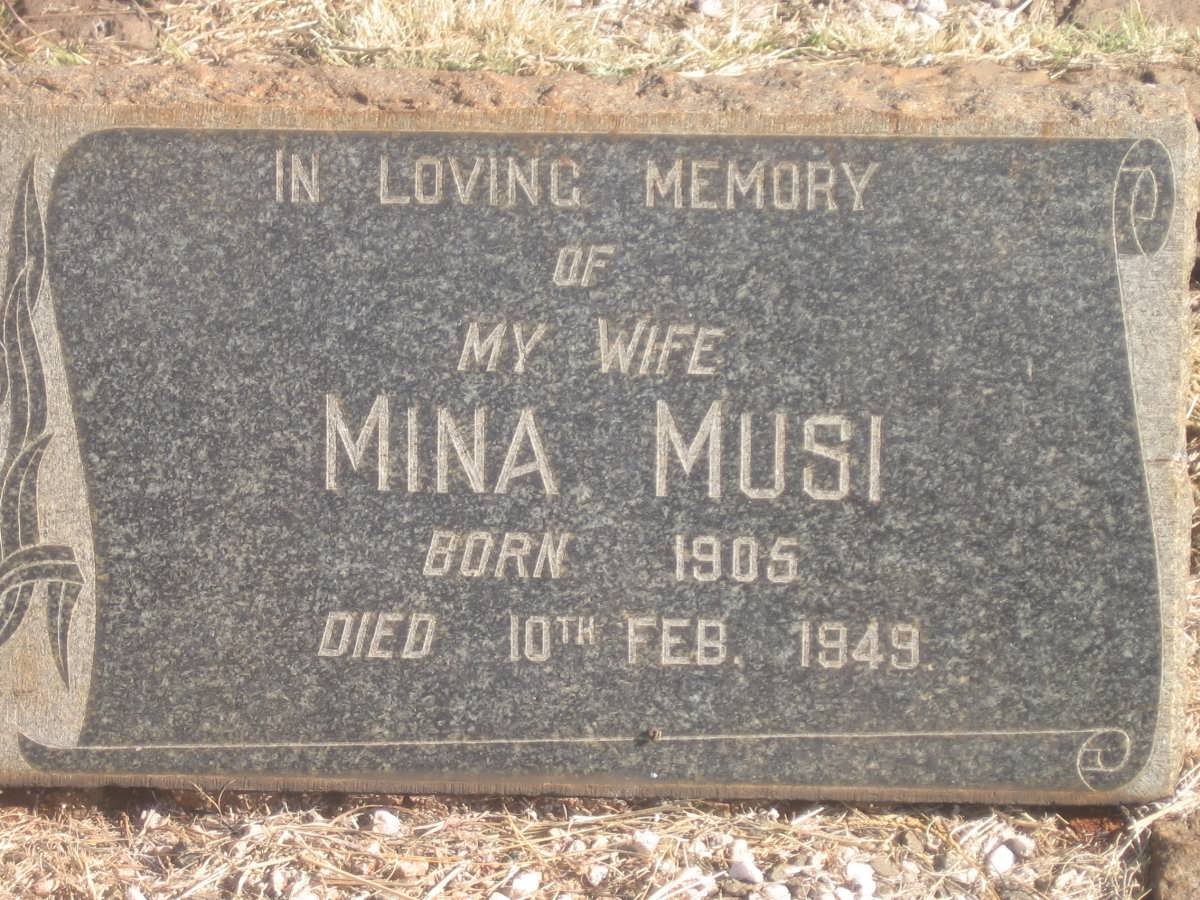 MUSI Mina 1905-1949