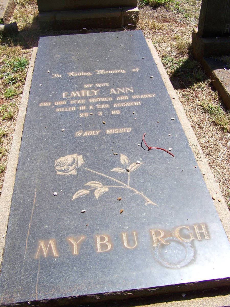 MYBURGH Emily Ann -196?