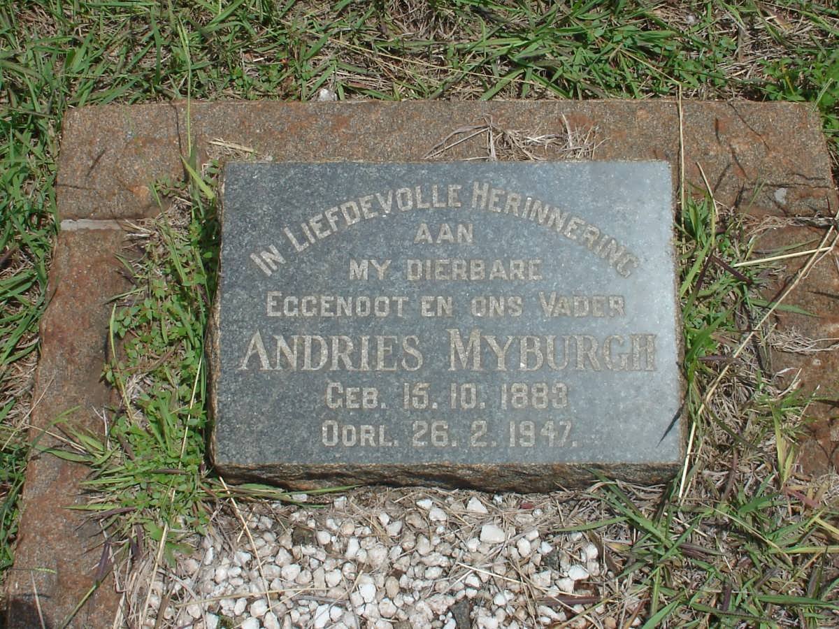 MYBURGH Andries 1883-1947