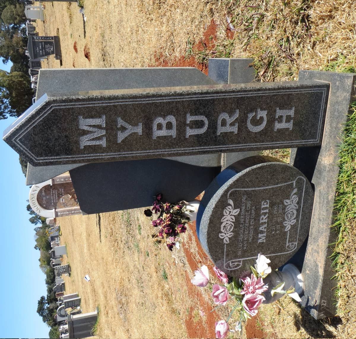 MYBURGH Marie 1945-2008