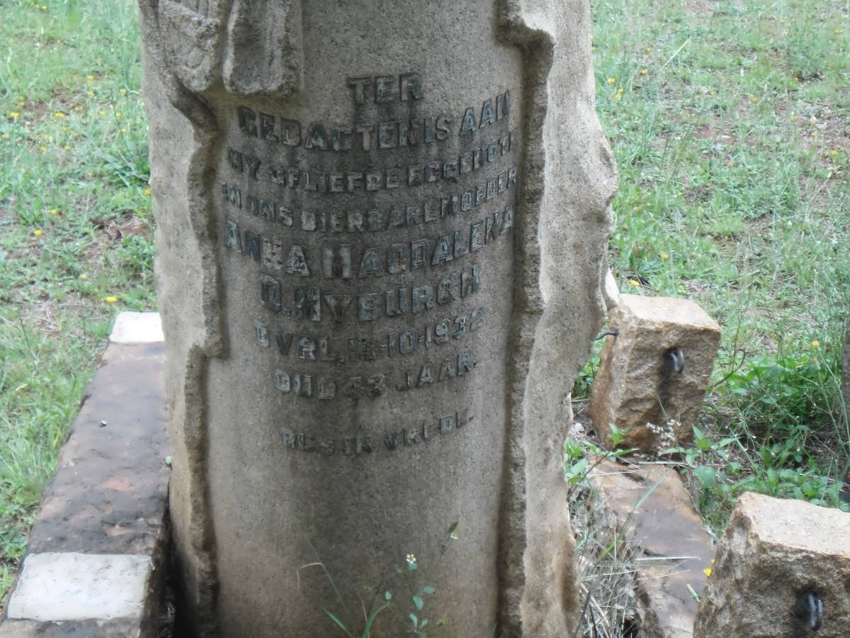 MYBURGH Anna Magdalena -1932