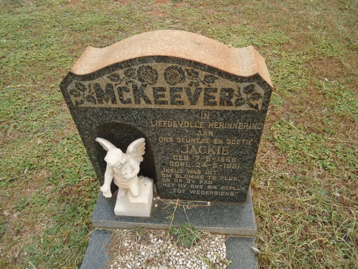 McKEEVER Jackie 1956-1961
