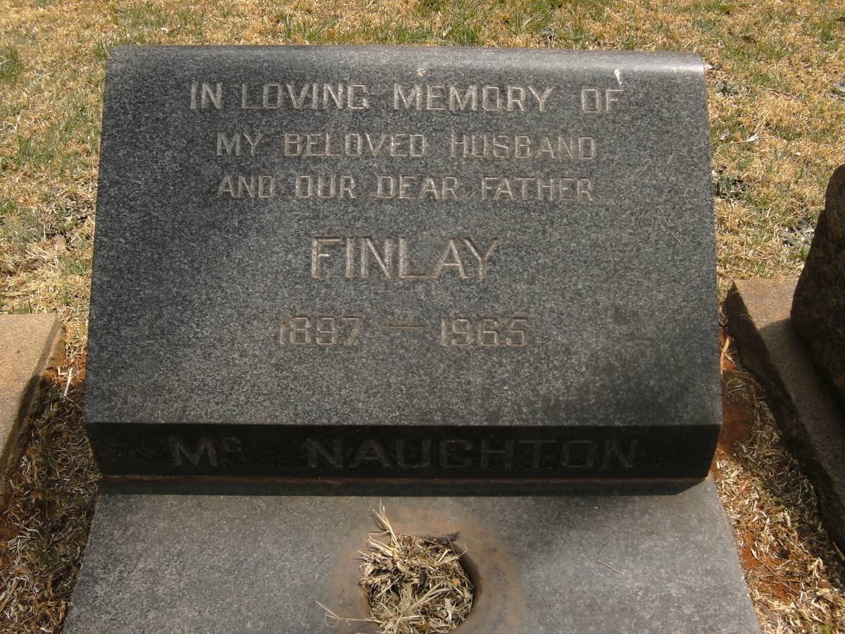 McNAUGHTON Finlay 1897-1965