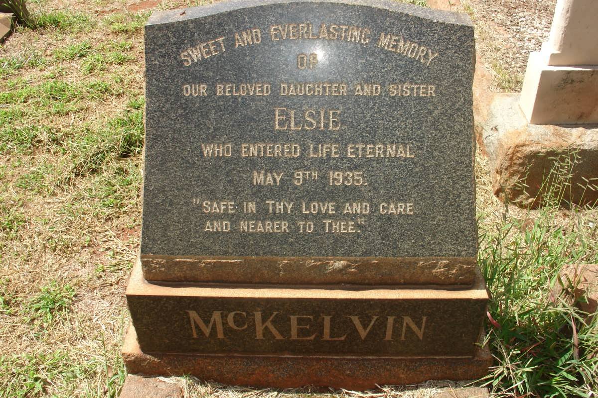 McKELVIN Elsie -1935