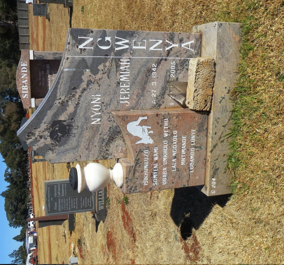 NGWENYA Nyoni Jeremiah 1942-2005