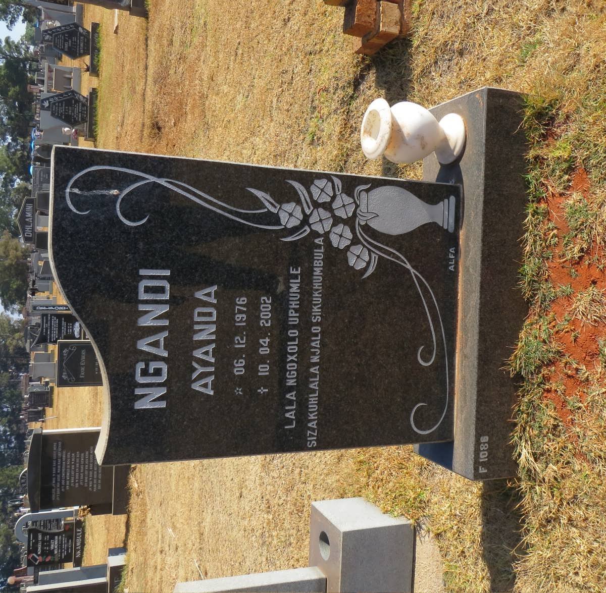 NGANDI Ayanda 1976-2002