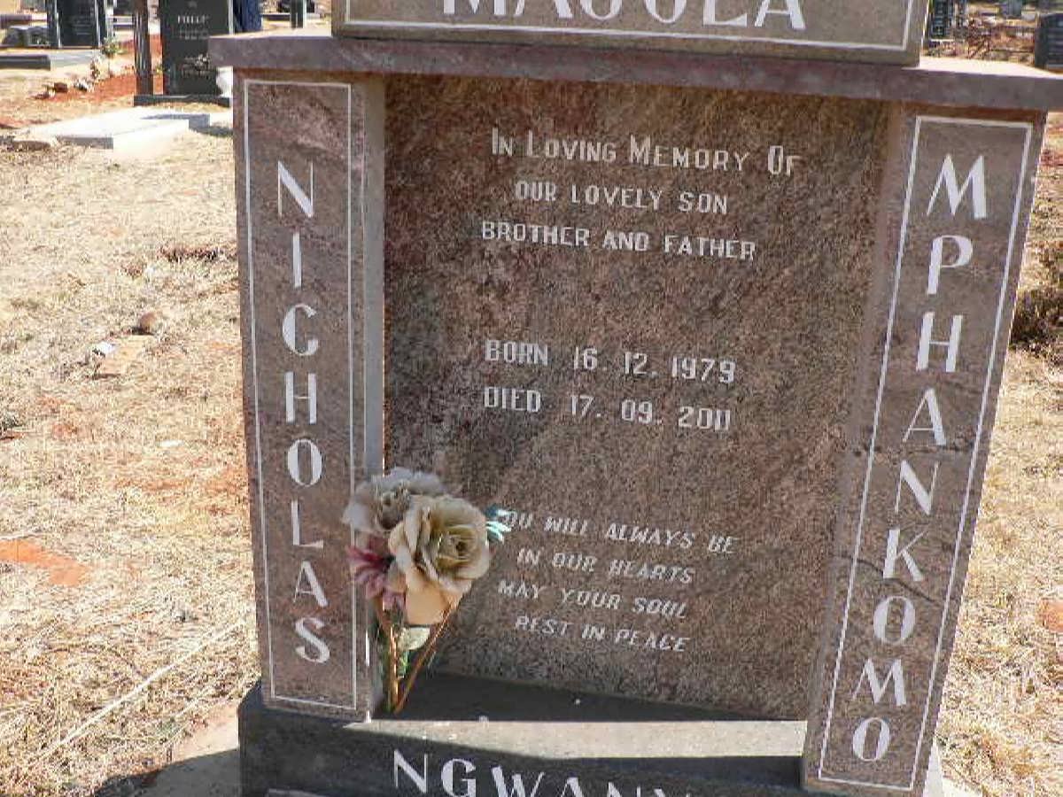 NGWANGE  Nicholas Mphankomo 1979-2011