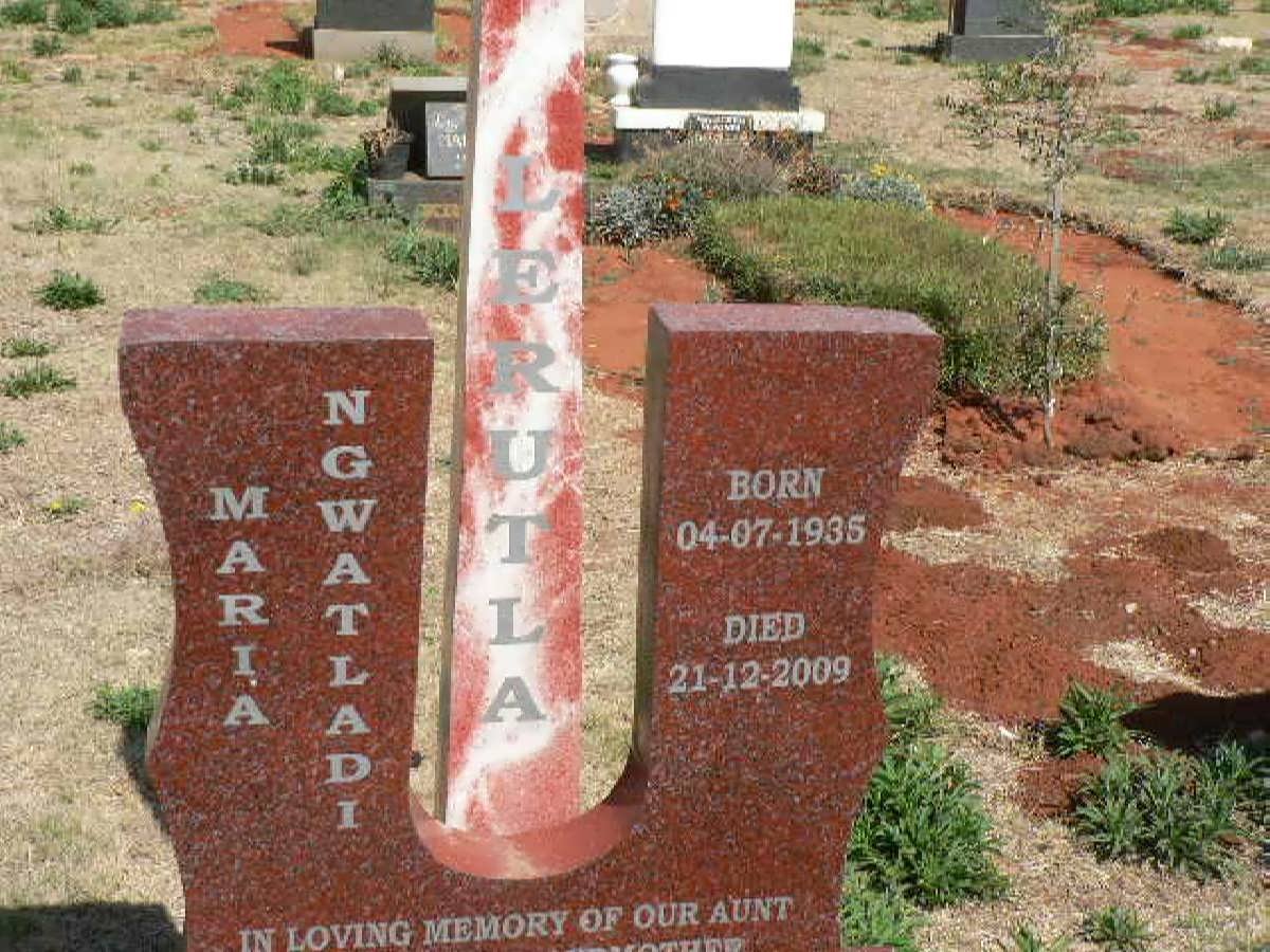 NGWATLADI Maria 1935-2009