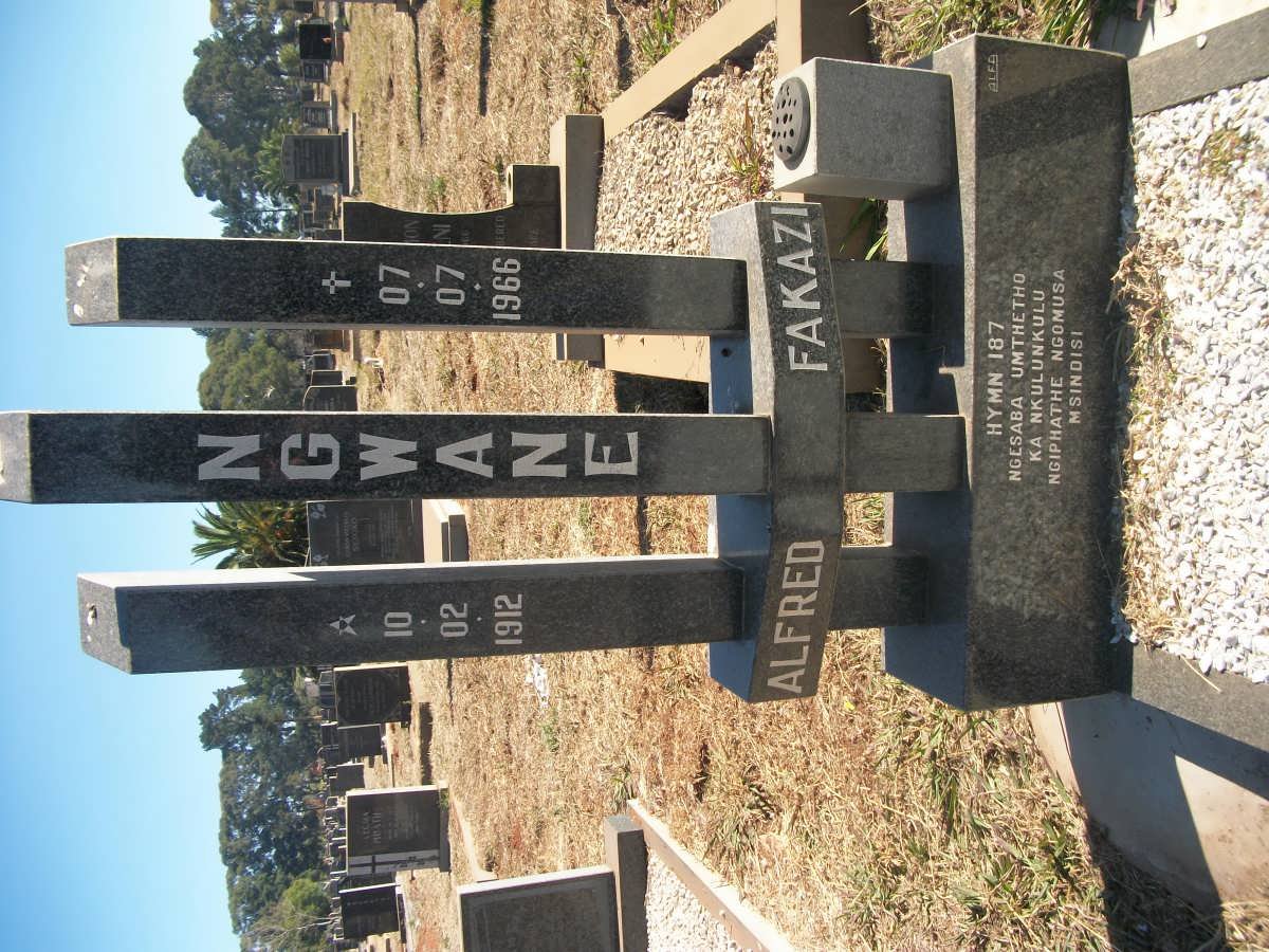 NGWANE Alfred Fakazi 1912-1966