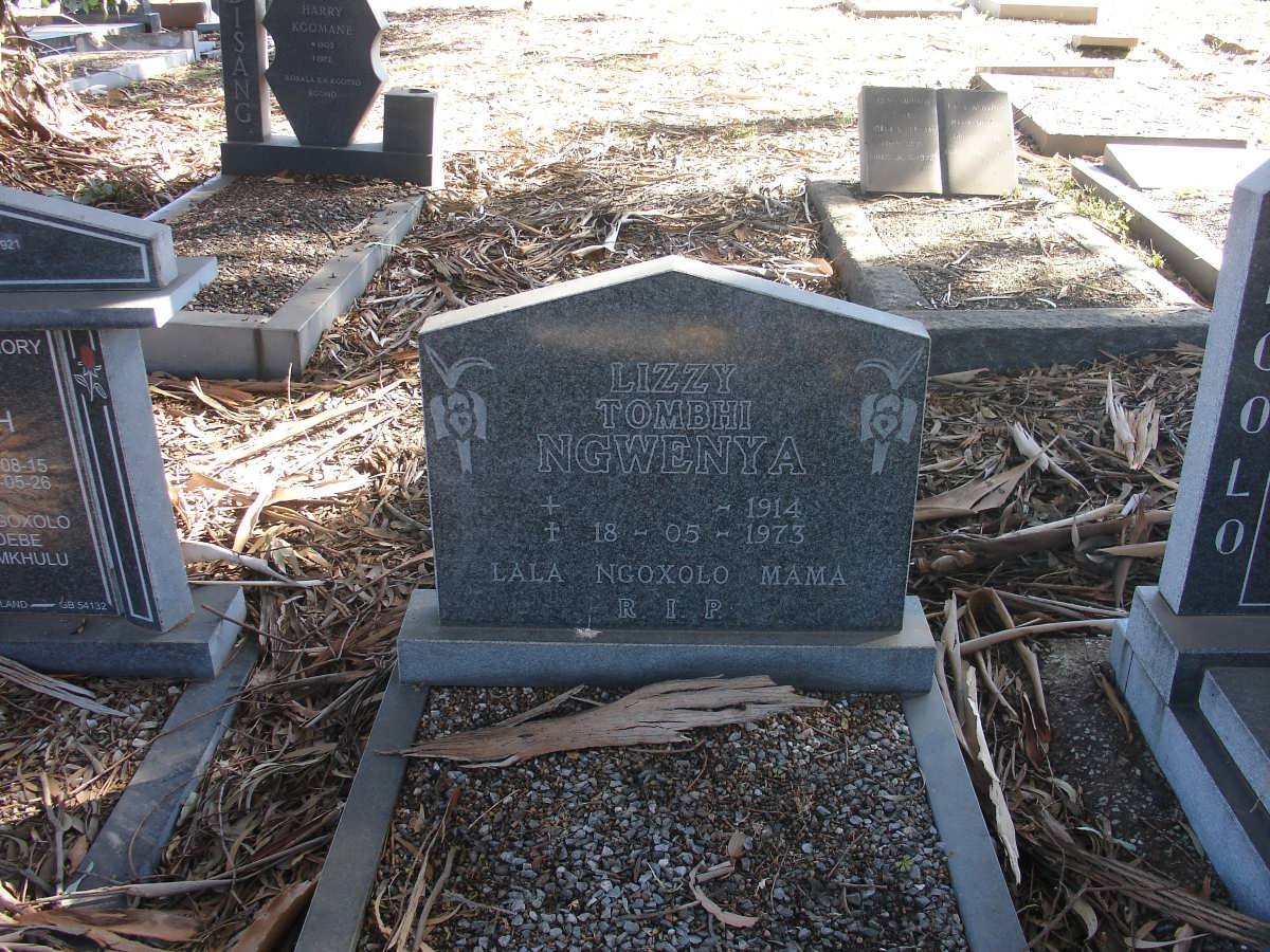 NGWENYA Lizzy Tombhi 1914-1973