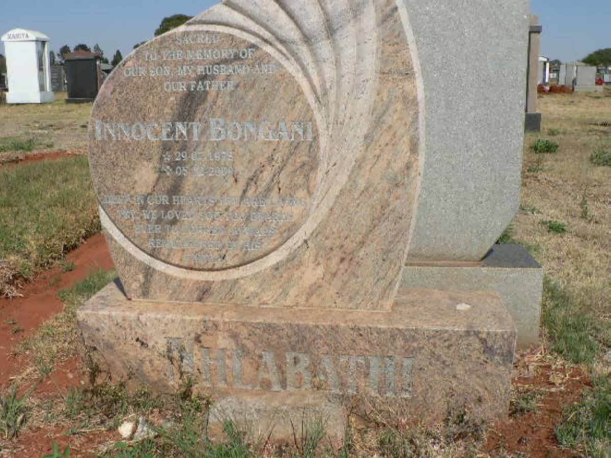 NHLABATHI Innocent Bongani 19??-2008