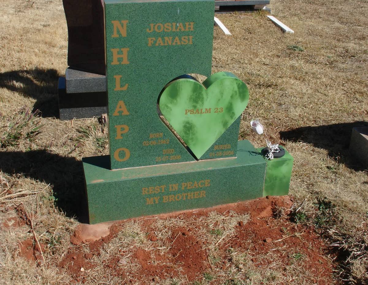 NHLAPO Josiah Fanasi 1962-2006