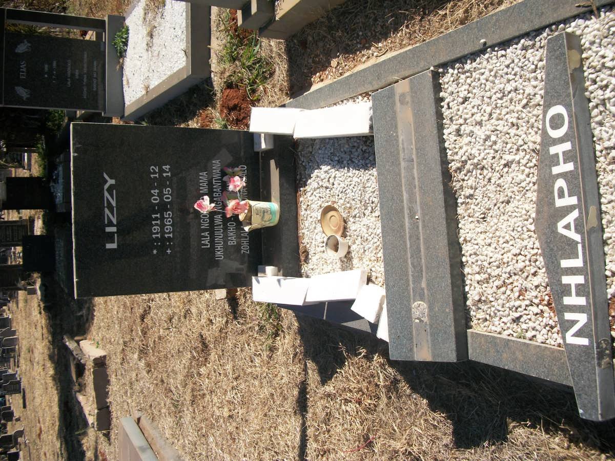 NHLAPHO Lizzy 1911-1965
