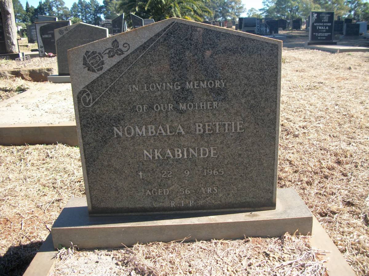 NKABINDE Nombala Bettie -1965