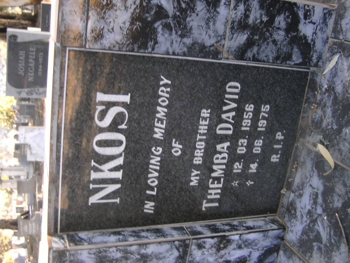 NKOSI Themba David 1956-1975