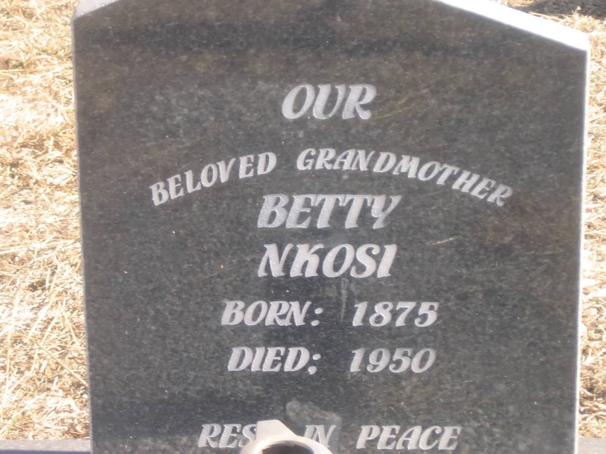 NKOSI Betty 1875-1950
