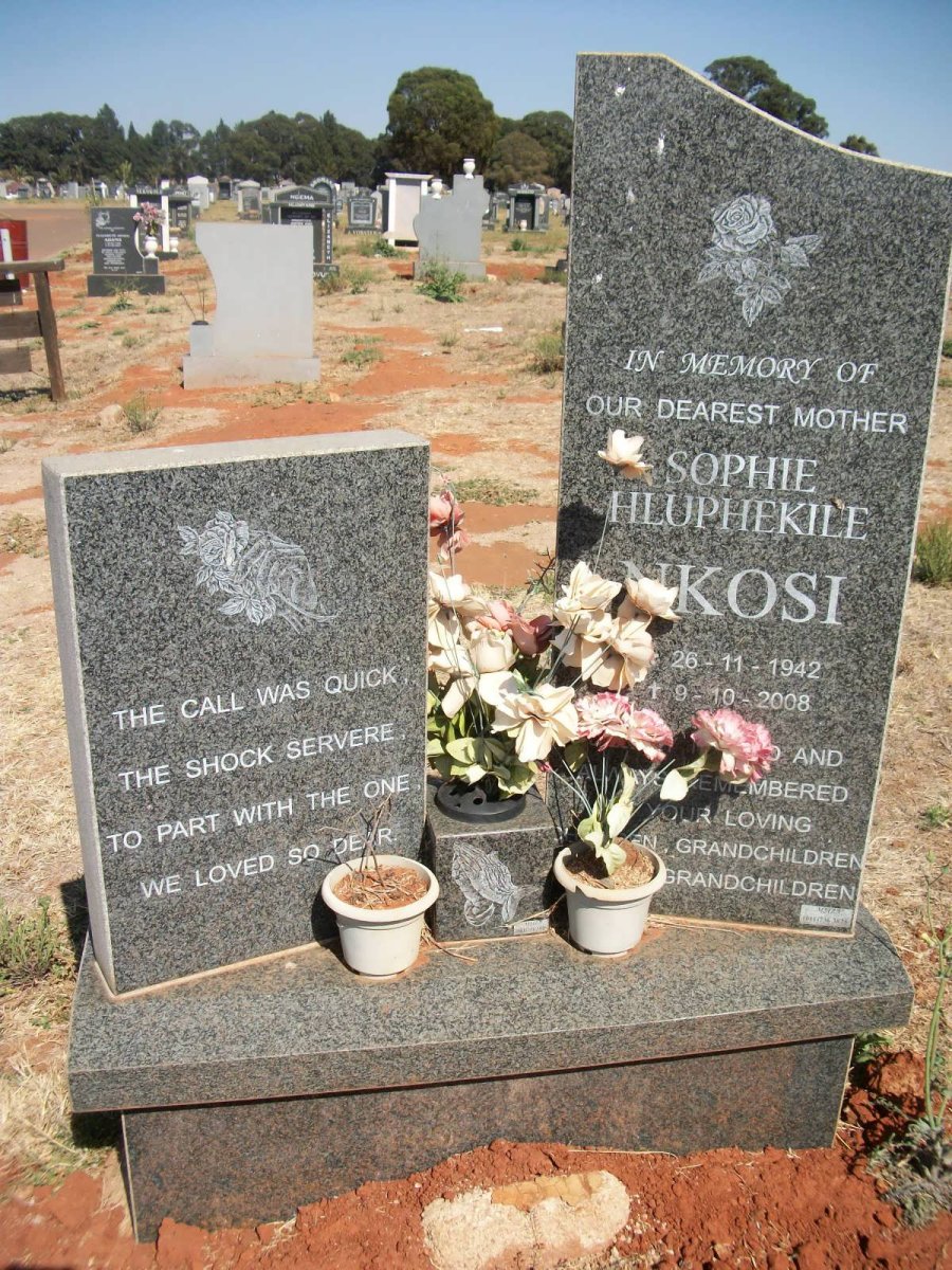 NKOSI Sophie Hluphekile 1942-2008