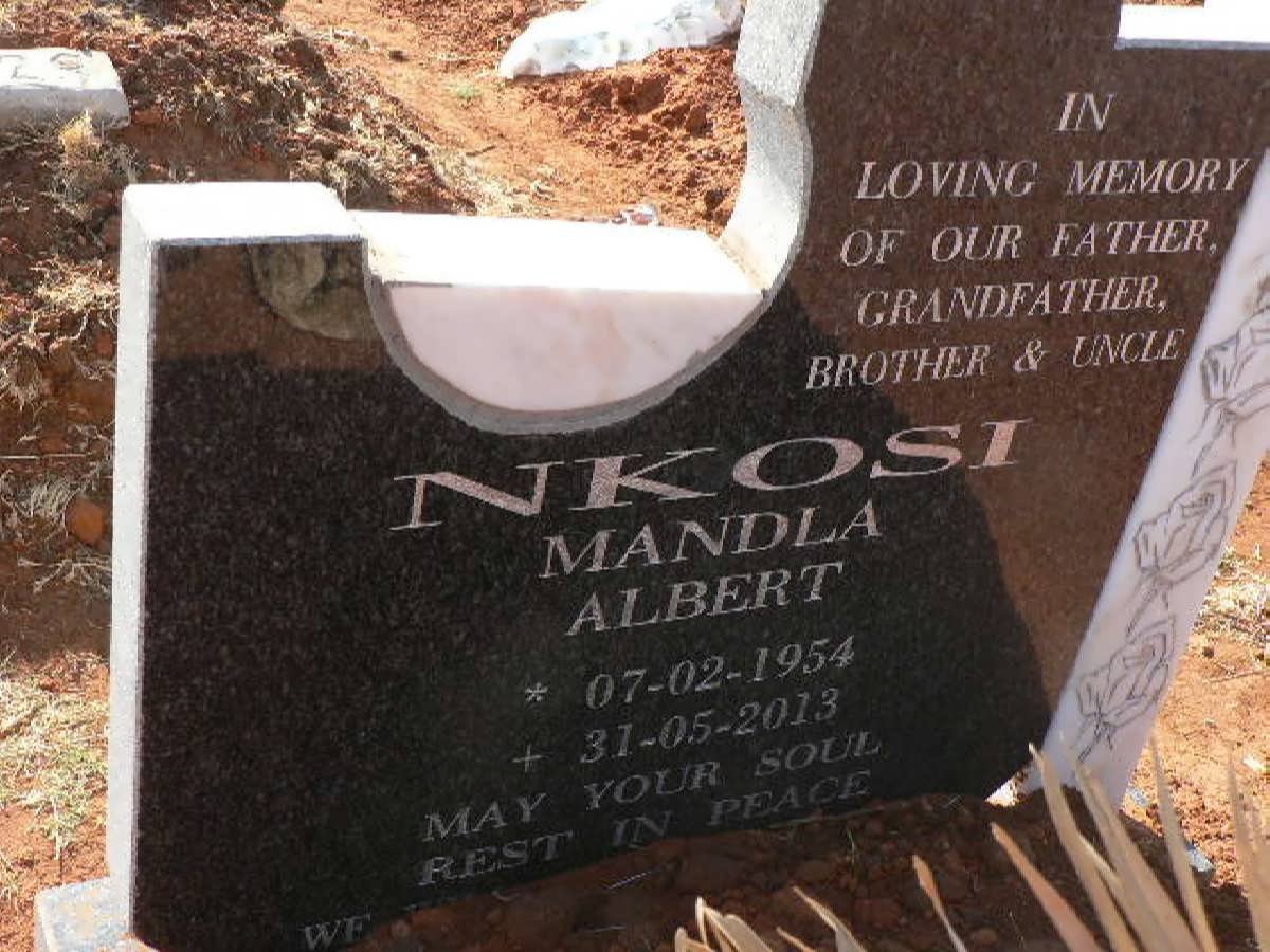 NKOSI Mandla Albert 1954-2013