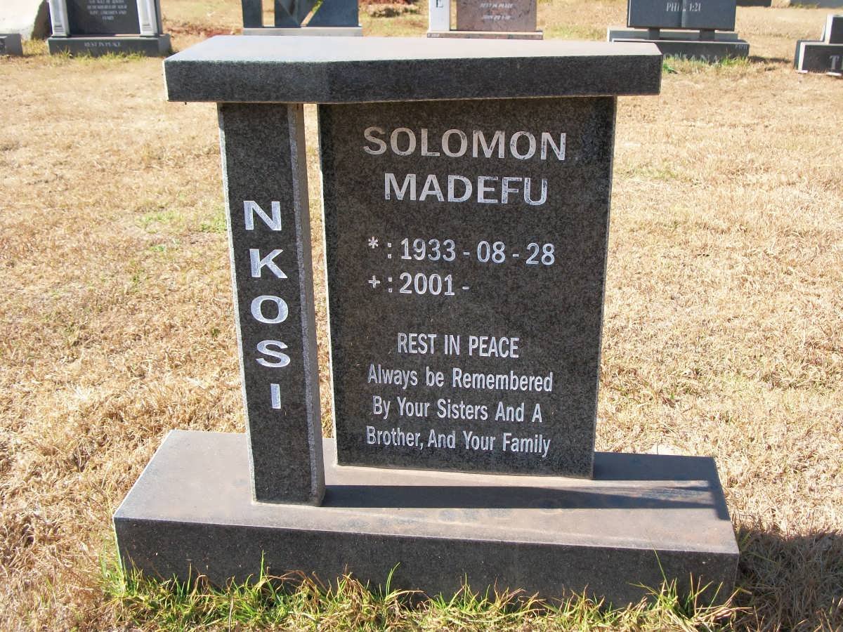 NKOSI Solomon Madefu 1933-2001