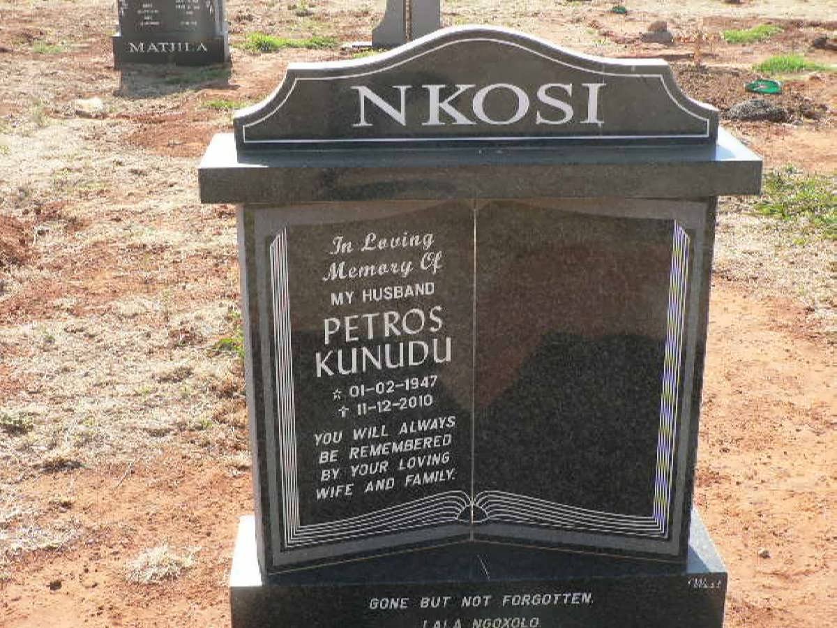 NKOSI Petros Kunudu 1947-2010